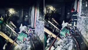 Homem é preso após incendiar casa do irmão e trancar casal dentro do imóvel em Contagem - Foto: Divulgação/PM