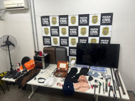 Grupo especializado em furtos a residências é preso na Grande BH - Foto: Divulgação/PCMG