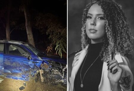 Médica de 25 anos morre em acidente entre carros e uma carreta na BR-040, em Paracatu - Foto: Divulgação/PRF + Redes Sociais