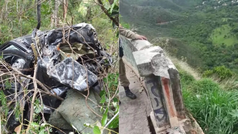 Homem morre após carro cair de mirante na Serra do Cipó, em Santana do Riacho - Foto: Reprodução
