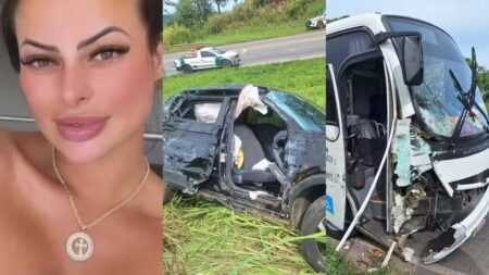 Caso Henay Amorim: polícia investiga morte de mulher como feminicídio em MG Polícia investiga morte de mulher como feminicídio após contradições em acidente na MG-050 - Foto: Divulgação/PMRv