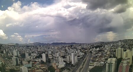 Chuva forte atinge BH e Defesa Civil emite alerta - Foto: Clima ao Vivo