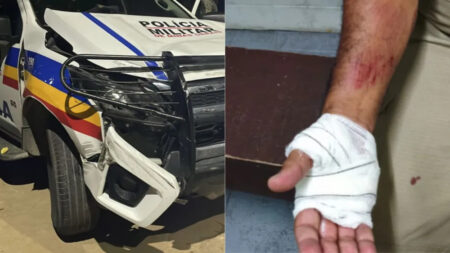 Perseguição policial termina com apreensão de adolescentes e troca de tiros em Vespasiano - Foto: Divulgação/PMMG