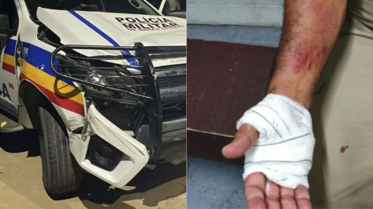 Perseguição policial termina com apreensão de adolescentes e troca de tiros em Vespasiano - Foto: Divulgação/PMMG