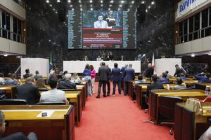 ALMG aprova em 2º turno projeto que autoriza privatização da Copasa ALMG aprova em 2º turno projeto que autoriza privatização da Copasa - Foto: Alexandre Netto/ALMG