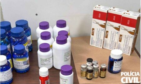 Homem é preso com canetas emagrecedoras e anabolizantes ilegalmente em BH - Foto: Divulgação/PCMG