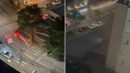 Incêndio atinge supermercado no bairro Buritis, em BH - Foto: Reprodução