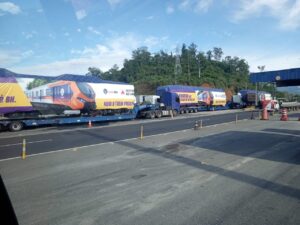 Primeiro novo trem do metrô de BH chega a Minas Gerais - Foto: Divulgação/Seinfra