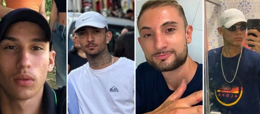 Quatro corpos são achados na Grande Florianópolis e polícia investiga se são de mineiros desaparecidos Veja quem são os jovens de MG que desapareceram em São José, na Grande Florianópolis - Foto: Reprodução/Redes Sociais