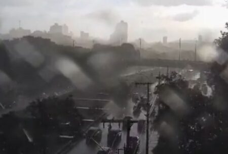 Avenida Francisco Sá, em BH, é fechada por risco de transbordamento - Foto: Divulgação/BHTrans