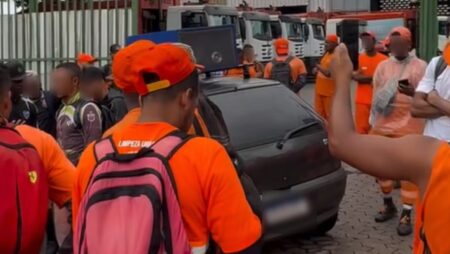 Paralisação dos garis mantém coleta de lixo suspensa em BH nesta terça (20) - Foto: Reprodução/Redes Sociais / @garigatobh