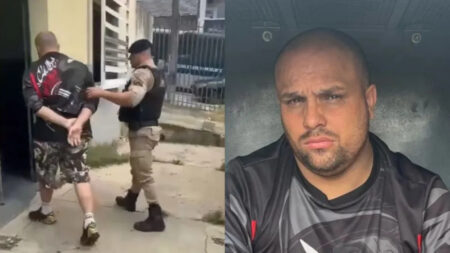 Líder da facção “Curva do Swing” é preso no Morro do Papagaio, em BH Líder da facção “Curva do Swing” é preso no Morro do Papagaio, em BH - Foto: Reprodução