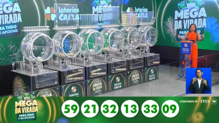 Veja os números sorteados na Mega da Virada 2025 Veja os números sorteados na Mega da Virada 2025 - Foto: Reprodução