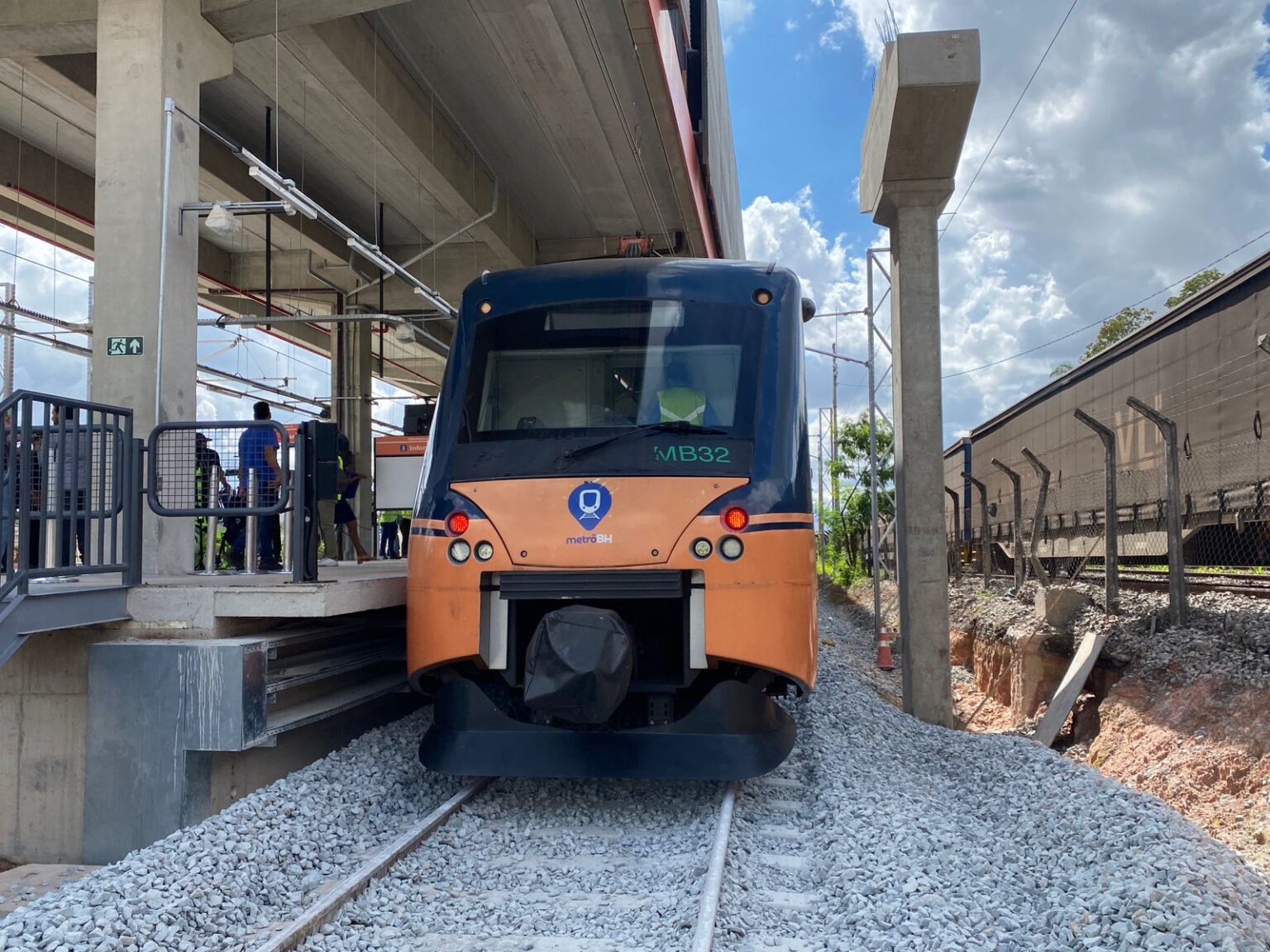 Obra no metrô de BH fecha seis estações neste fim de semana - Foto: Por Dentro de Minas / Elberty Valadares