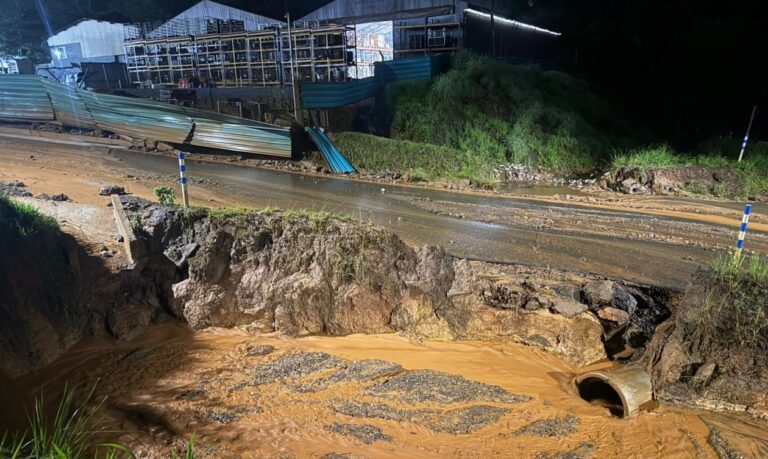 Segundo extravasamento de água é registrado em mina da Vale, em Congonhas - Foto: Divulgação/Prefeitura de Congonhas
