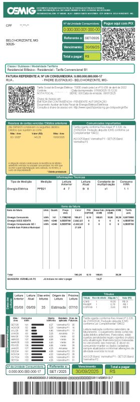 Nova conta Cemig - Foto: Divulgação