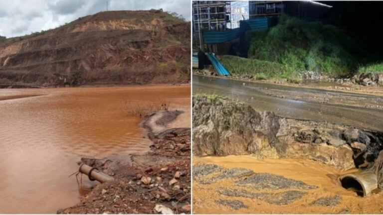 Após vazamentos, Vale é multada em aproximadamente R$ 1,7 milhão - Foto: Divulgação/Corpo de Bombeiros