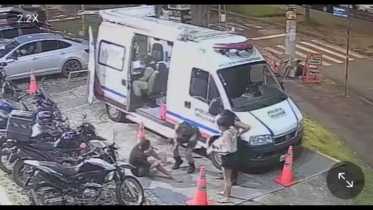 Policial militar salva recém-nascido engasgado em base móvel na Pampulha - Foto: Reprodução