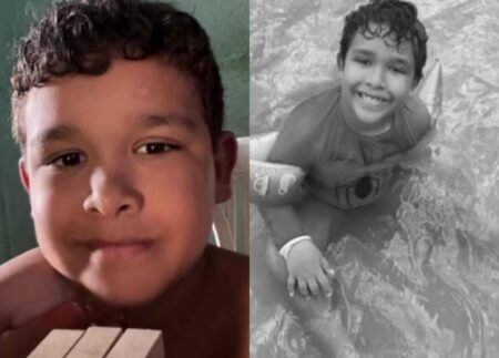 Corpo de Pietro, de 9 anos, é localizado no bairro Paineiras, em Juiz de Fora - Foto: Reprodução/Redes Sociais