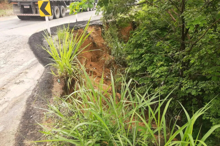 Rodovia MG-285 em Astolfo Dutra - Foto: Divulgação/Polícia Militar Rodoviária