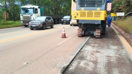 BR-040 tem manutenções e 'pare e siga'; veja locais e horários - Foto: Divulgação/EPR Via Mineira