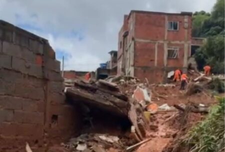 Minas Gerais lidera ocupação urbana em encostas e amplia risco de deslizamentos - Foto: Divulgação/CBMMG