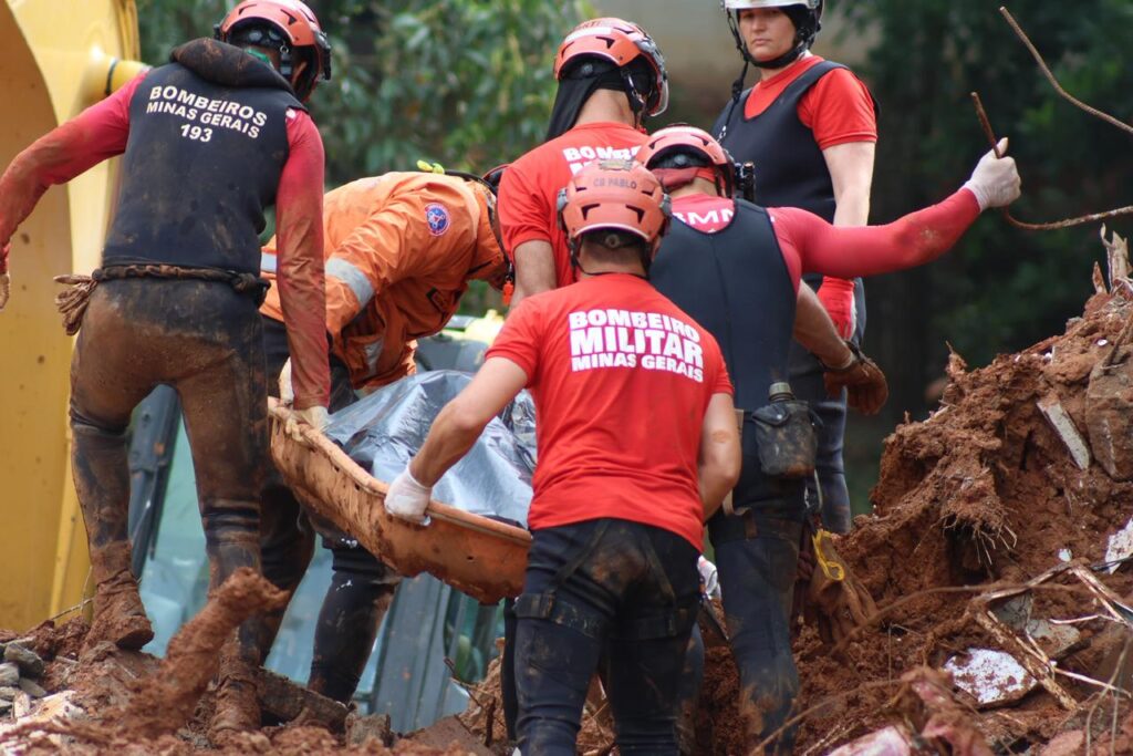 Tragédia na Zona da Mata: Chuvas deixam mais de 60 mortes - Foto: Divulgação/CBMMG