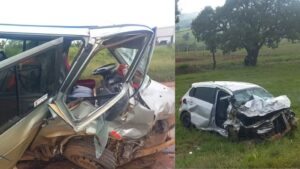 Amigos que morrem após acidente voltavam de festa em MG Amigos que morrem após acidente voltavam de festa em MG - Foto: Divulgação/PMRv