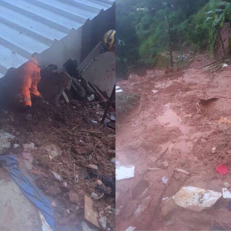 Número de mortos em Juiz de Fora sobe para 16 após fortes chuvas Número de mortos em Juiz de Fora sobe para 16 após fortes chuvas - Foto: Divulgação/Corpo de Bombeiros