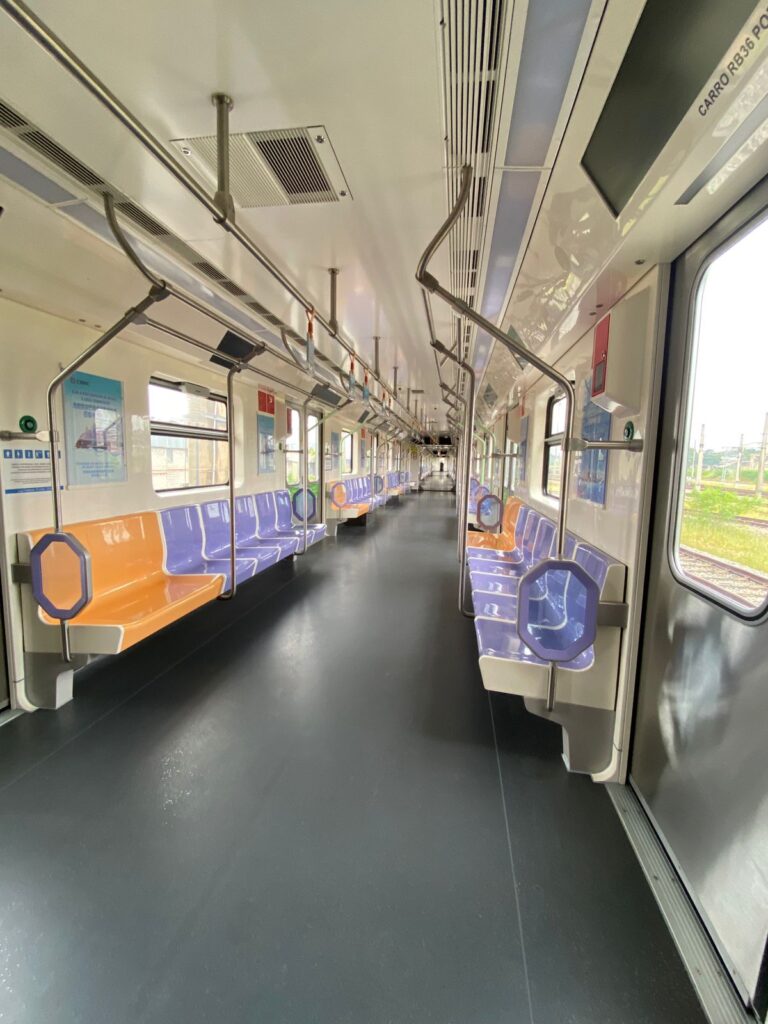 Primeiro novo trem do metrô de BH é apresentado; veja fotos - Foto: Por Dentro de Minas | Elberty Valadares