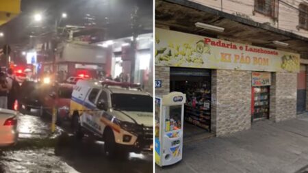 Três funcionárias de padaria são baleadas e mortas no bairro Lagoa, em BH - Foto: Reprodução/Redes Sociais + Google Street View