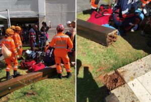 Morre menina de 10 anos atingida por estrutura de playground na Grande BH - Foto: Divulgação/CBMMG