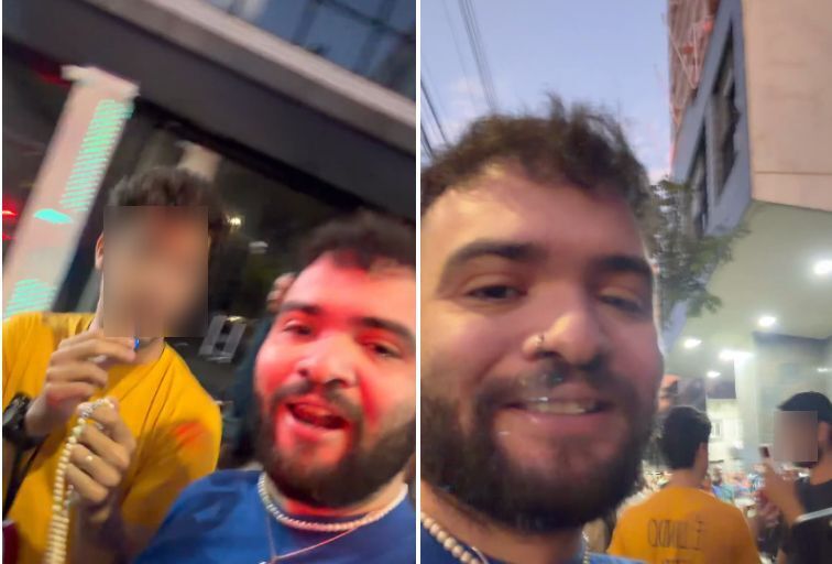 Humorista Tiago Santineli é levado à delegacia após confusão antes de show em BH - Foto: Reprodução/Redes Sociais