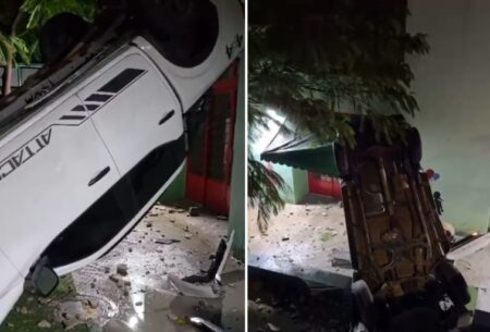 Mulher alcoolizada atinge muro de escola e deixa vítimas em BH - Foto: Divulgação/CBMMG