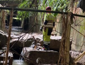 Buscas por jovem arrastado por enxurrada em Sabará entram no quarto dia - Foto: Divulgação/CBMMG