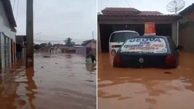 Chuvas deixam quase 4 mil pessoas afetadas em Espinosa - Foto: Reprodução