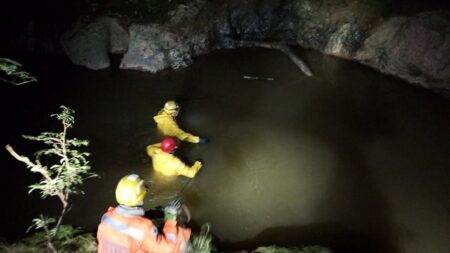 Corpo de homem arrastado por correnteza é encontrado após 7 dias em MG - Foto: Divulgação/Corpo de Bombeiros