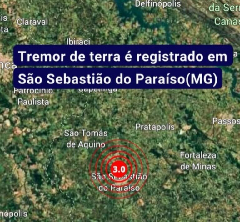 Tremor de magnitude 3.0 é registrado no Sul de Minas - Foto: Reprodução