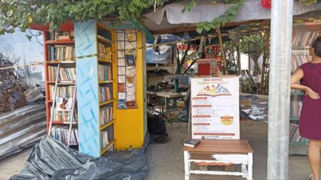 Casa do Saber: veja como ajudar na reconstrução da biblioteca comunitária em BH Casa do Saber: veja como ajudar na reconstrução da biblioteca comunitária em BH - Foto: Divulgação/CBMMG
