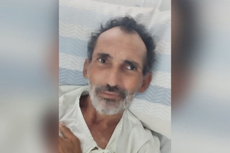 Após apelo da Polícia Civil, hospital de Curvelo localiza familiares de homem em situação de rua internado há um mês - Foto: Reprodução