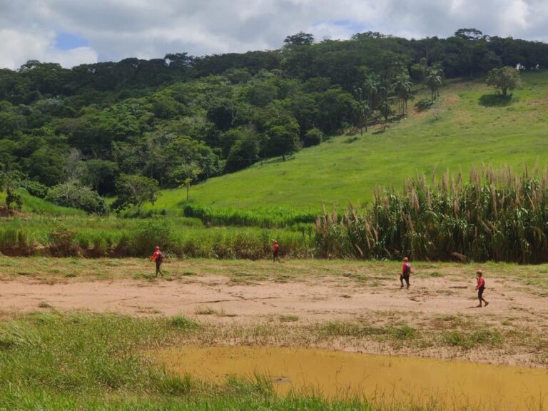 Bombeiros mantêm buscas por homem desaparecido após temporais em Ubá - Foto: Divulgação/Corpo de Bombeiros