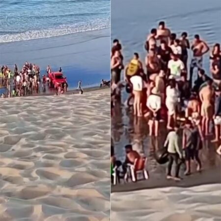 Turista mineiro morre afogado na Praia de Genipabu, no RN - Foto: Reprodução