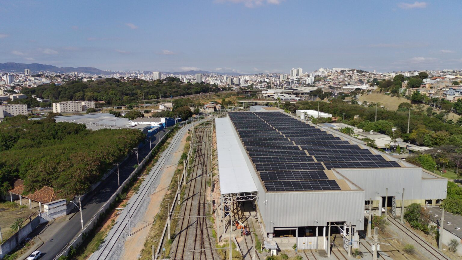 Metrô BH investe R$ 16 milhões com instalação painéis solares - Foto: Divulgação/Metrô BH