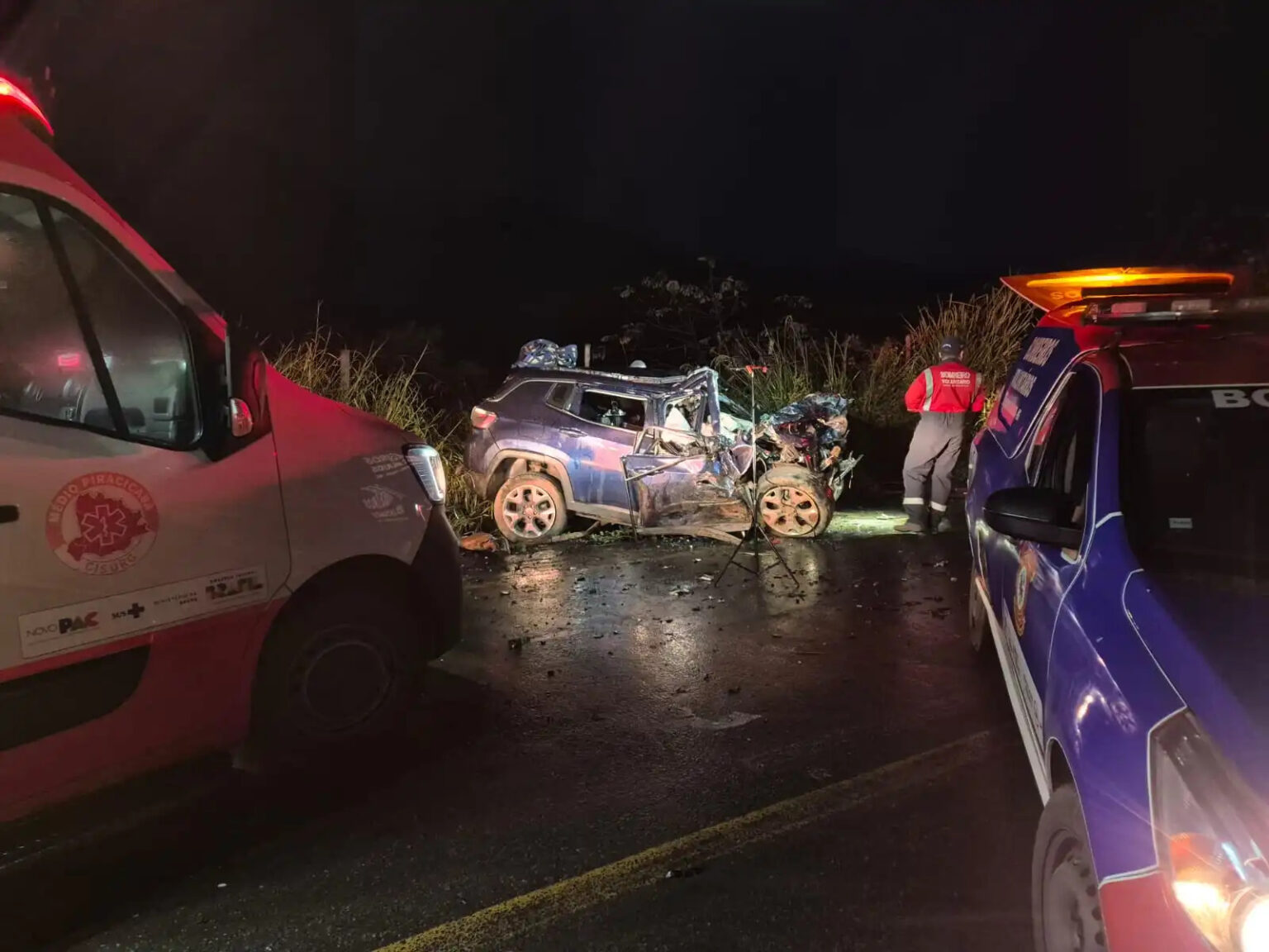 Quatro pessoas morrem em acidente na BR-262, em Rio Casca (MG) - Foto: Divulgação