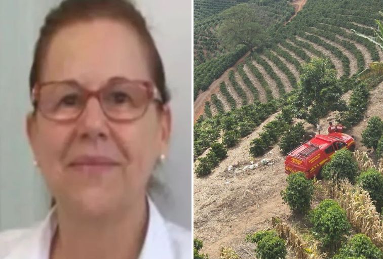 Corpo de farmacêutica desaparecida é encontrado em cafezal de MG - Foto: Reprodução/Redes Sociais + Corpo de Bombeiros