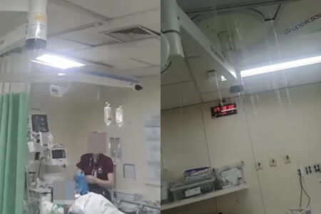 Chuva forte danifica Hospital João XXIII e prejudica atendimentos em BH - Foto: Reprodução