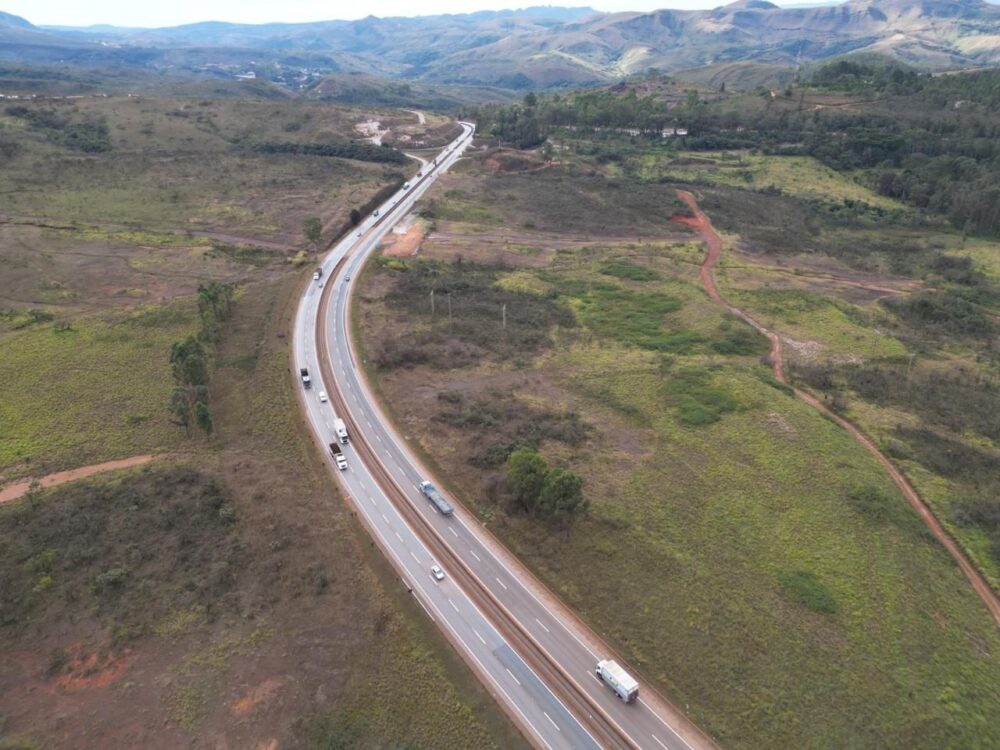 BR-040 tem obras com possibilidade de interdição parcial; veja onde - Foto: Divulgação/EPR Via Mineira