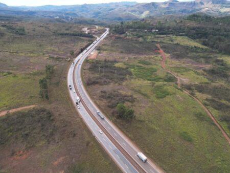 BR-040 tem obras com possibilidade de interdição parcial; veja onde - Foto: Divulgação/EPR Via Mineira