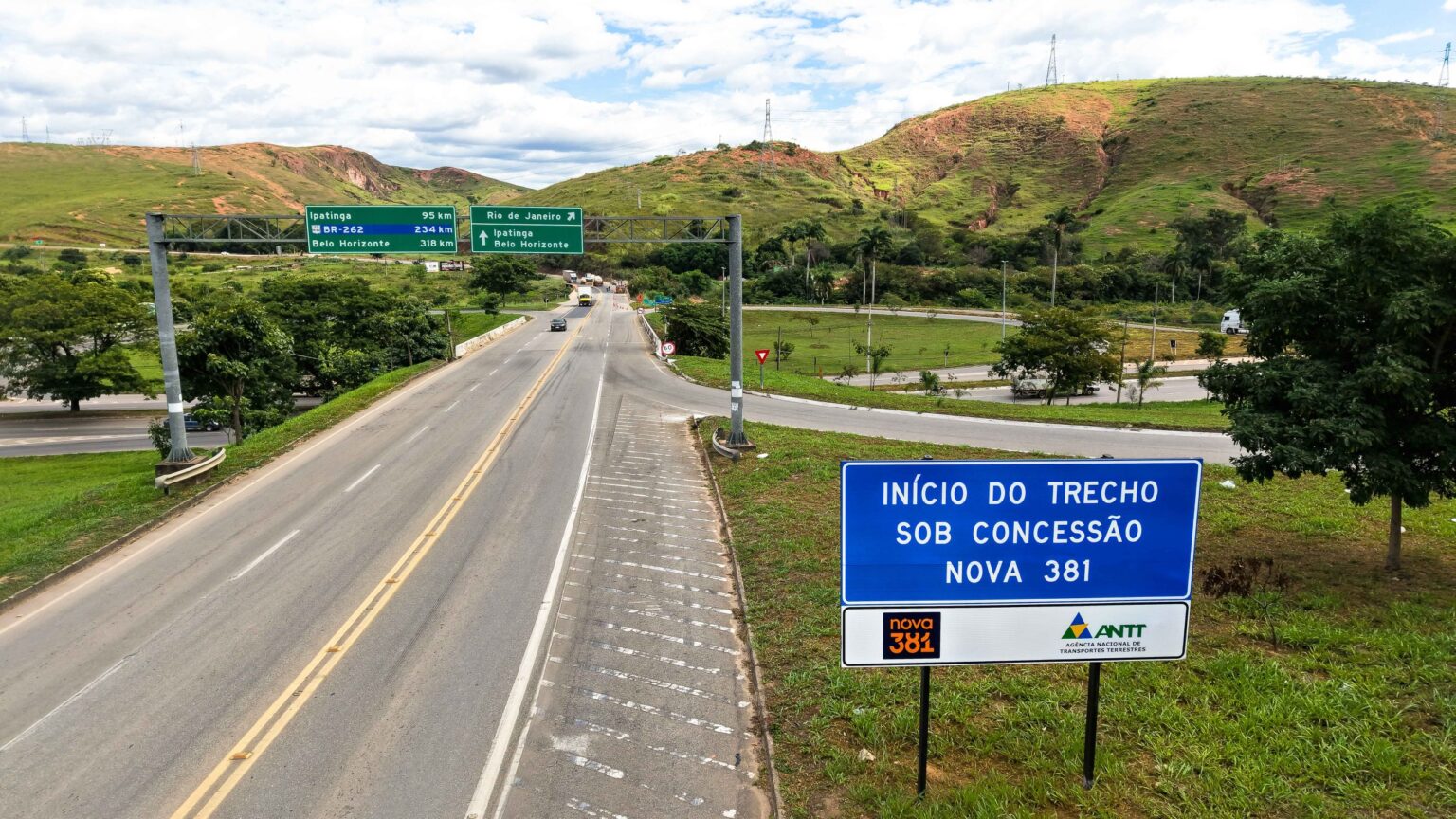 Duplicação da BR-381 entre Caeté e Belo Oriente vai terminar em 2033 Estudo de viabilidade para duplicação da BR-381 entre Belo Oriente e Valadares será entregue à ANTT em maio - Foto: Divulgação/Nova 381