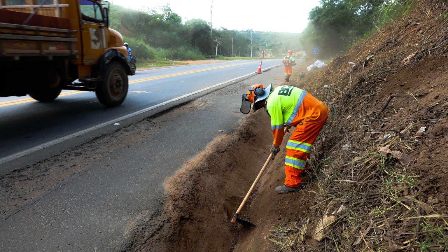 BR-381 recebe obras e serviços de manutenção na pista - Foto: Divulgação/Nova 381